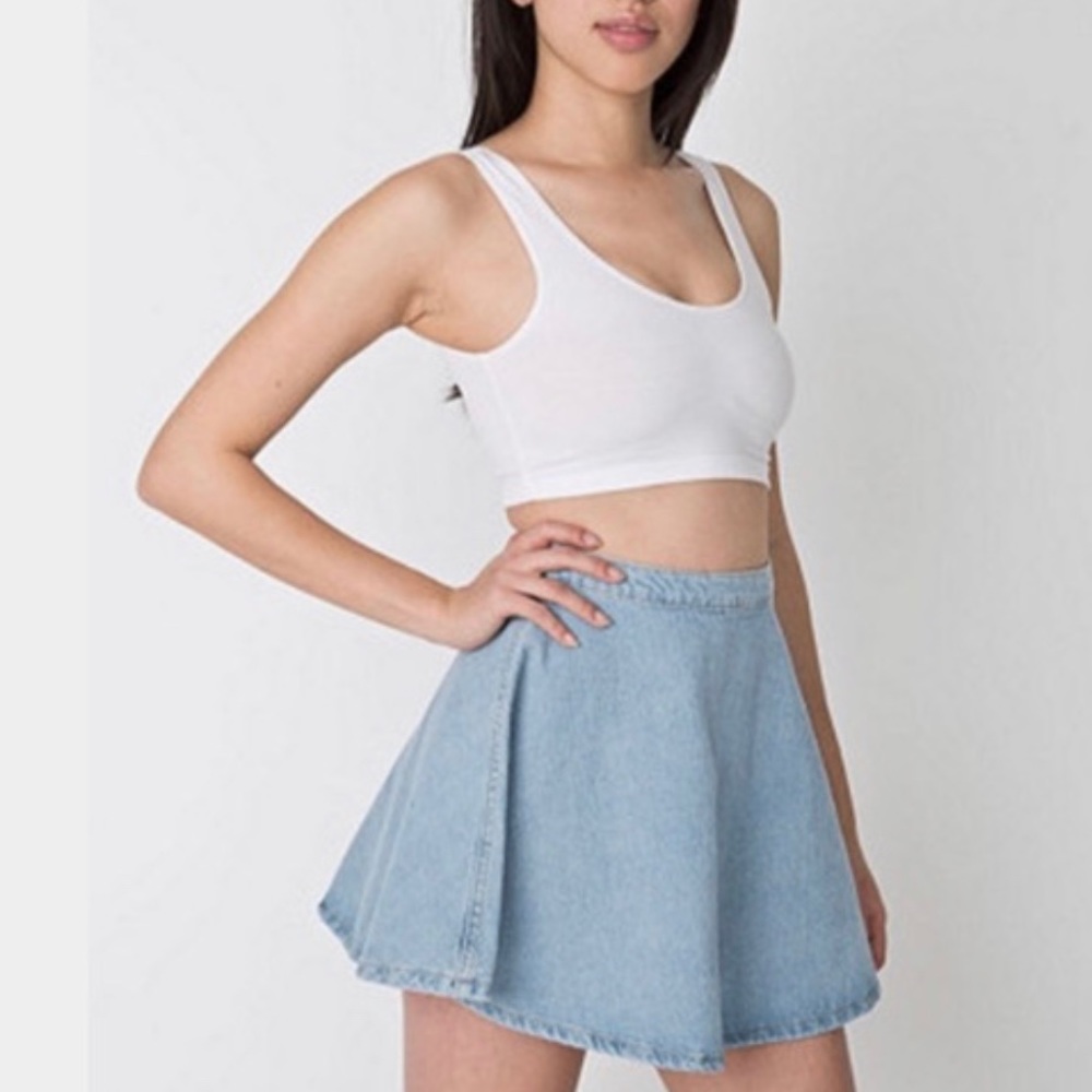 American Apparel Denim Circle Skirt